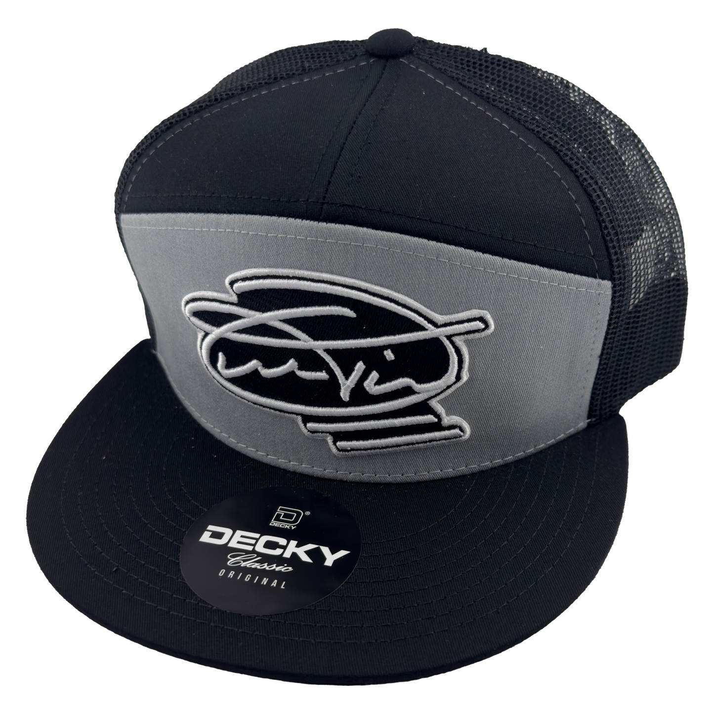 Overtime Signature Silver and Black Snapback