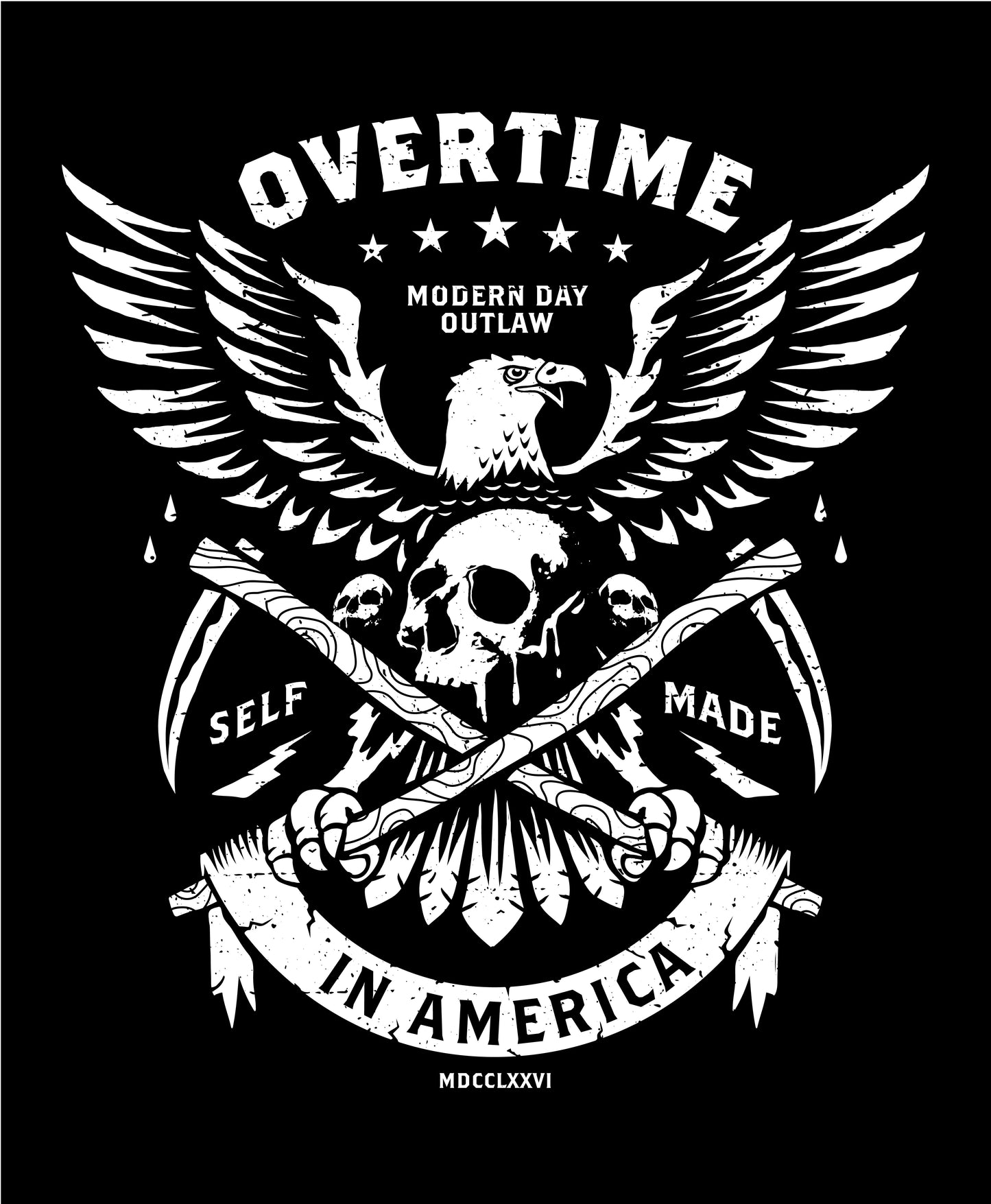 "Self Made in America" 2.5" x 3" Patch