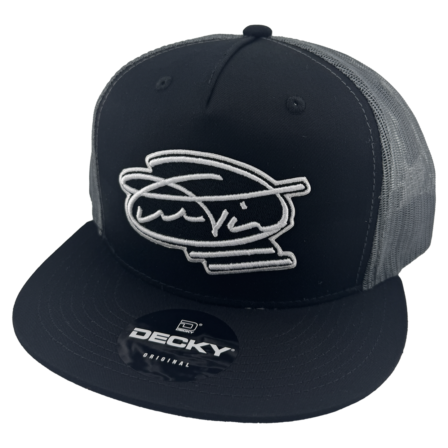 Overtime Signature Black and Grey Snapback