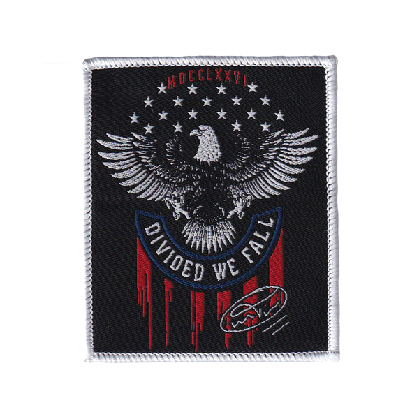 "Divided We Fall" 2.5" x 3" Patch