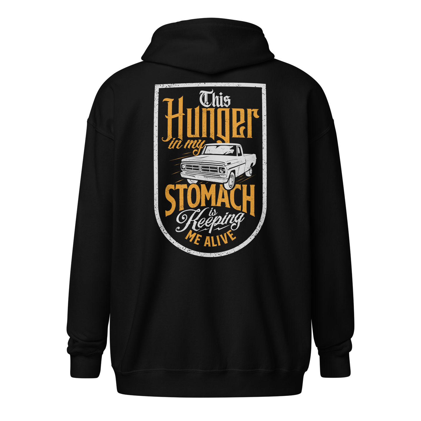 Hunger In My Stomach Zip Up Hoodie