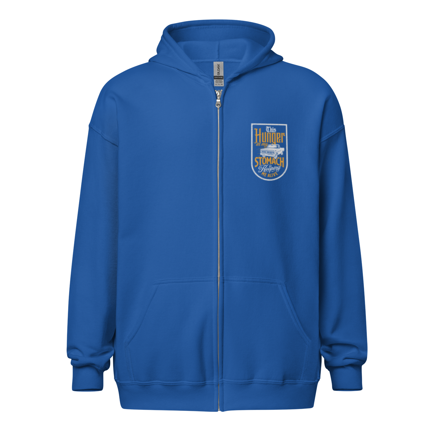 Hunger In My Stomach Zip Up Hoodie