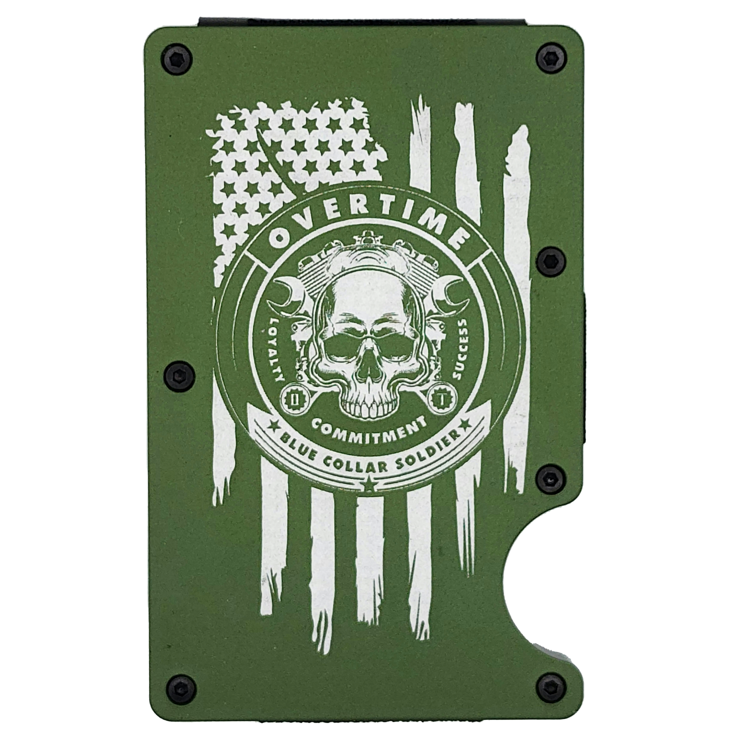 "Skull & Motor" Minimalist Wallet
