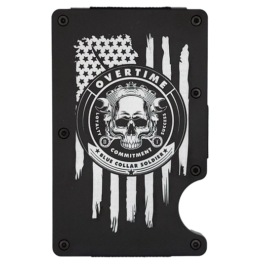 "Skull & Motor" Minimalist Wallet