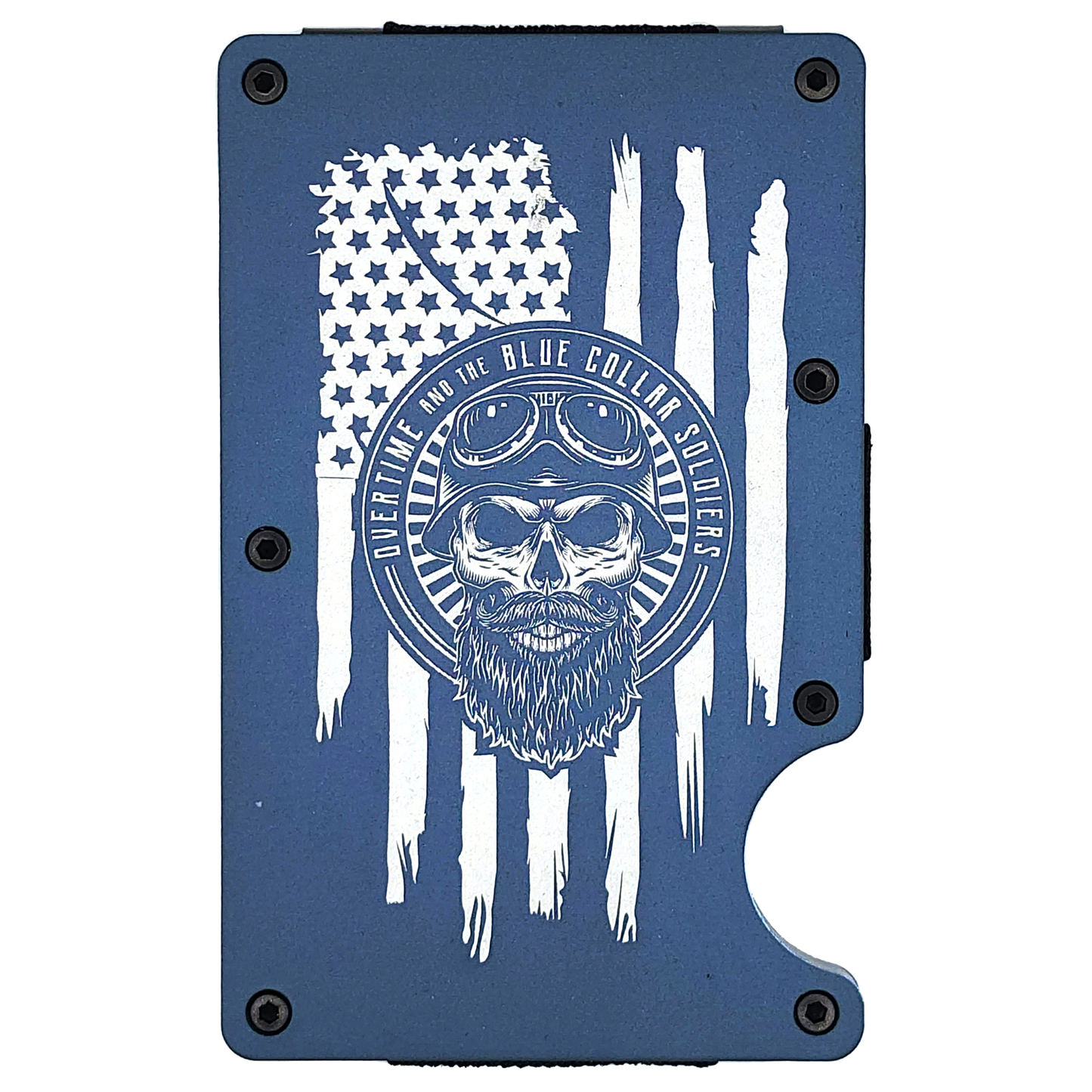 "Bearded Skull" Minimalist Wallet