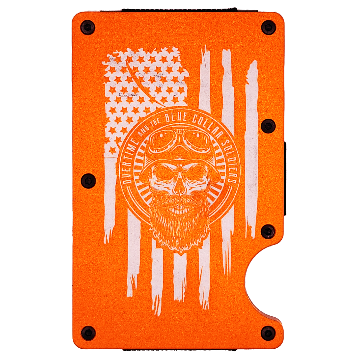 "Bearded Skull" Minimalist Wallet