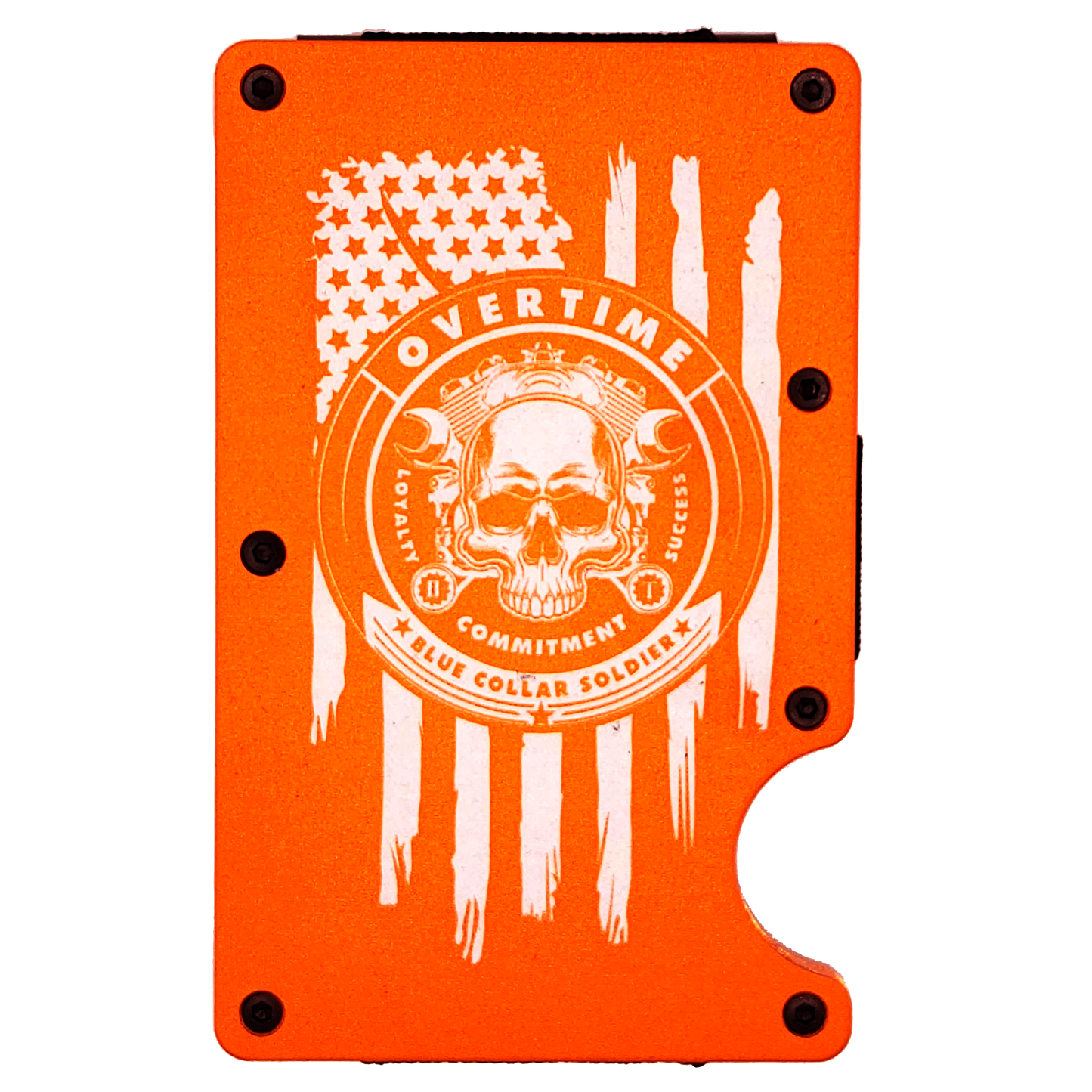"Skull & Motor" Minimalist Wallet