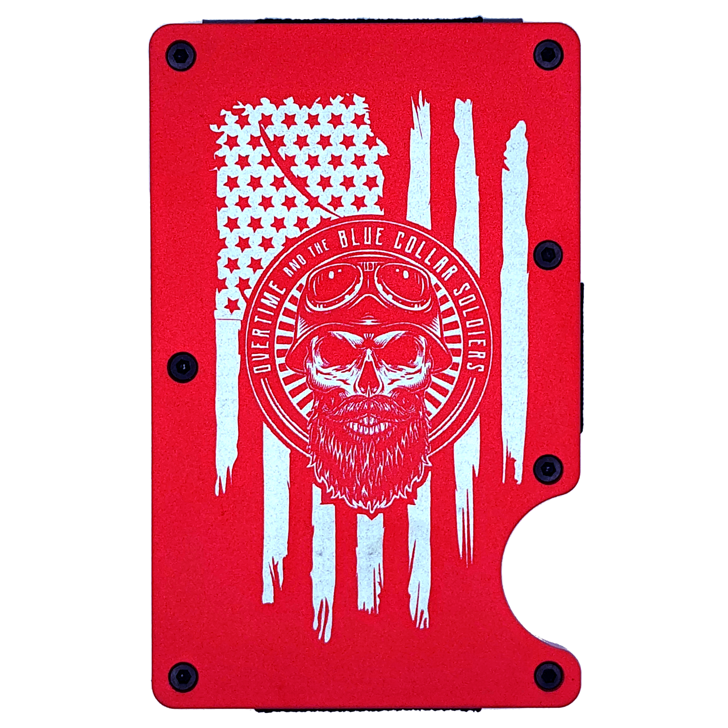 "Bearded Skull" Minimalist Wallet