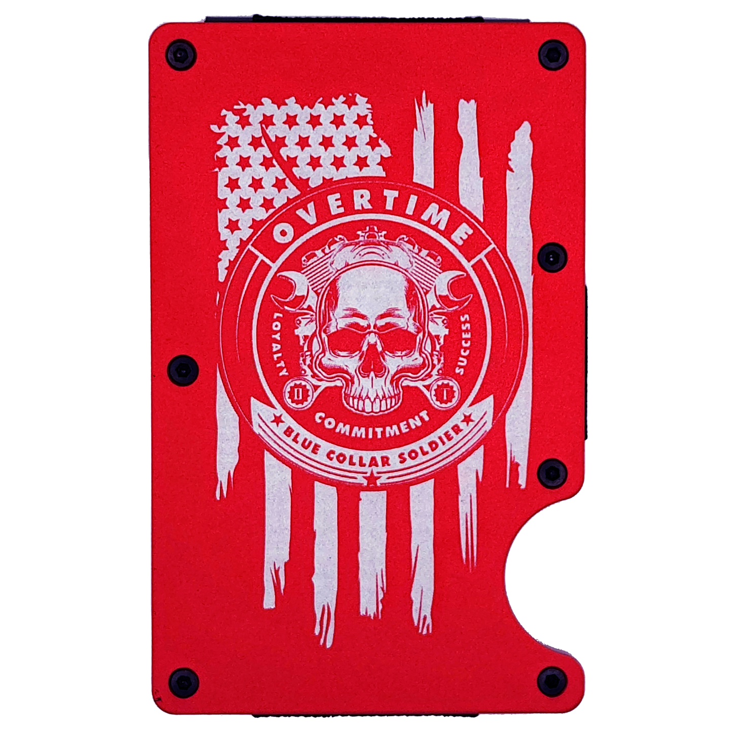 "Skull & Motor" Minimalist Wallet