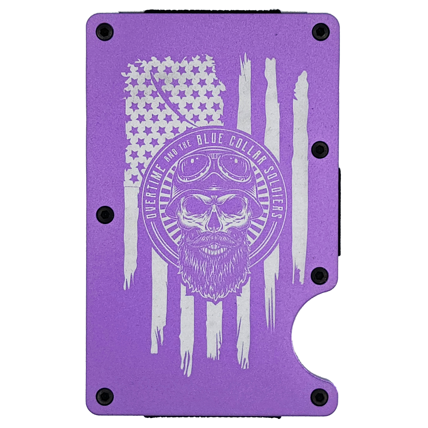 "Bearded Skull" Minimalist Wallet