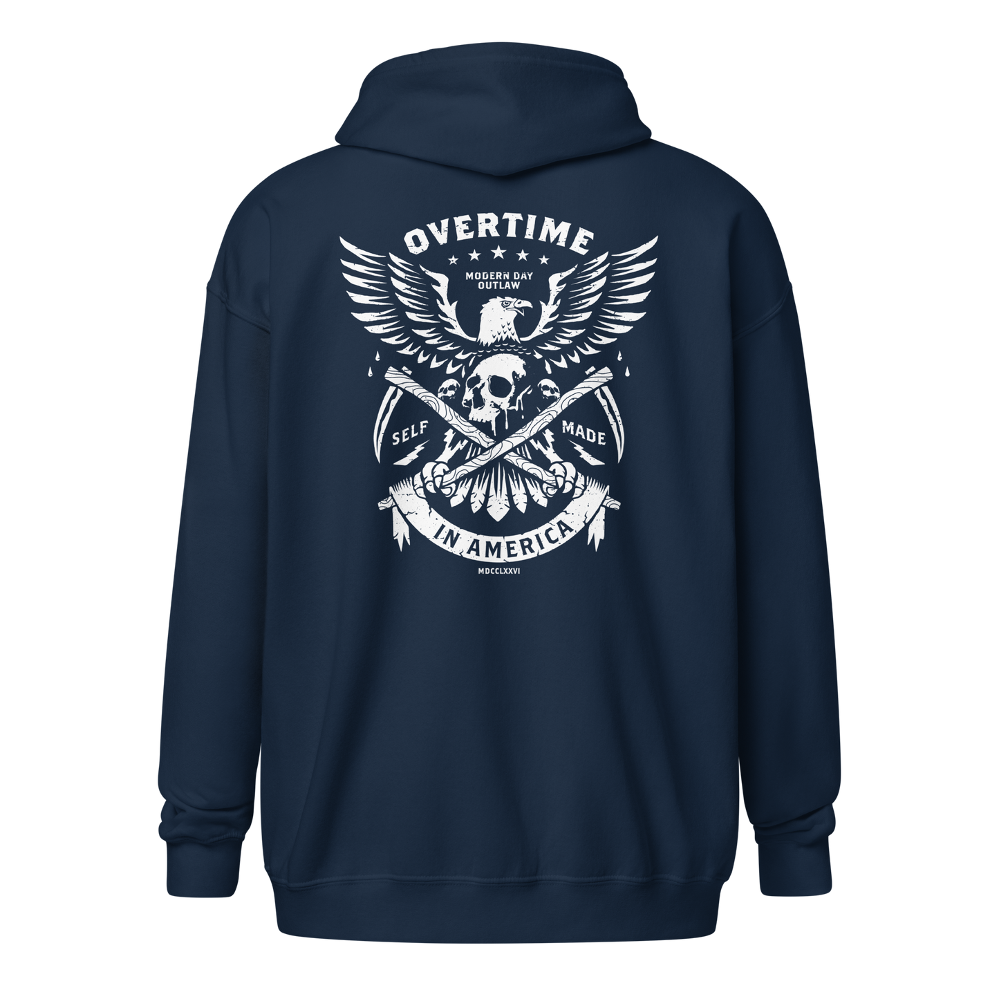 Self Made in America Zip Up Hoodie