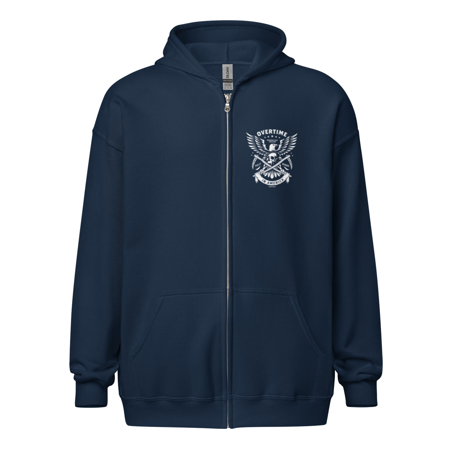 Self Made in America Zip Up Hoodie